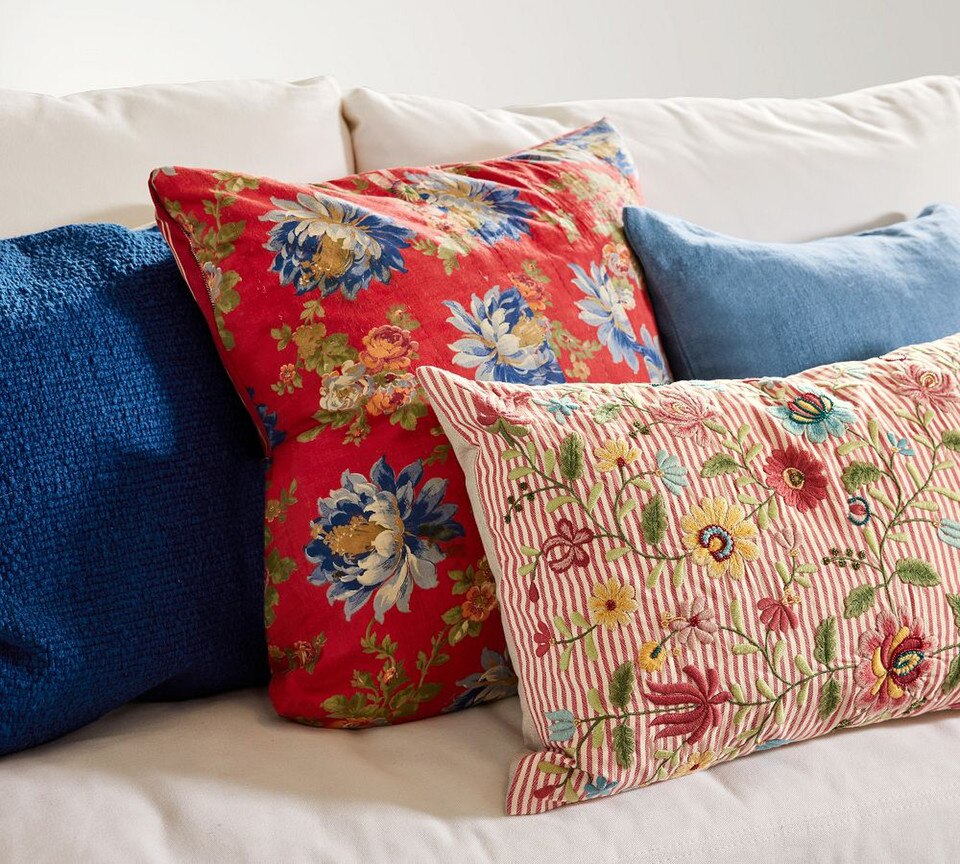 Textured Solid Slub Cushion Pottery Barn Australia